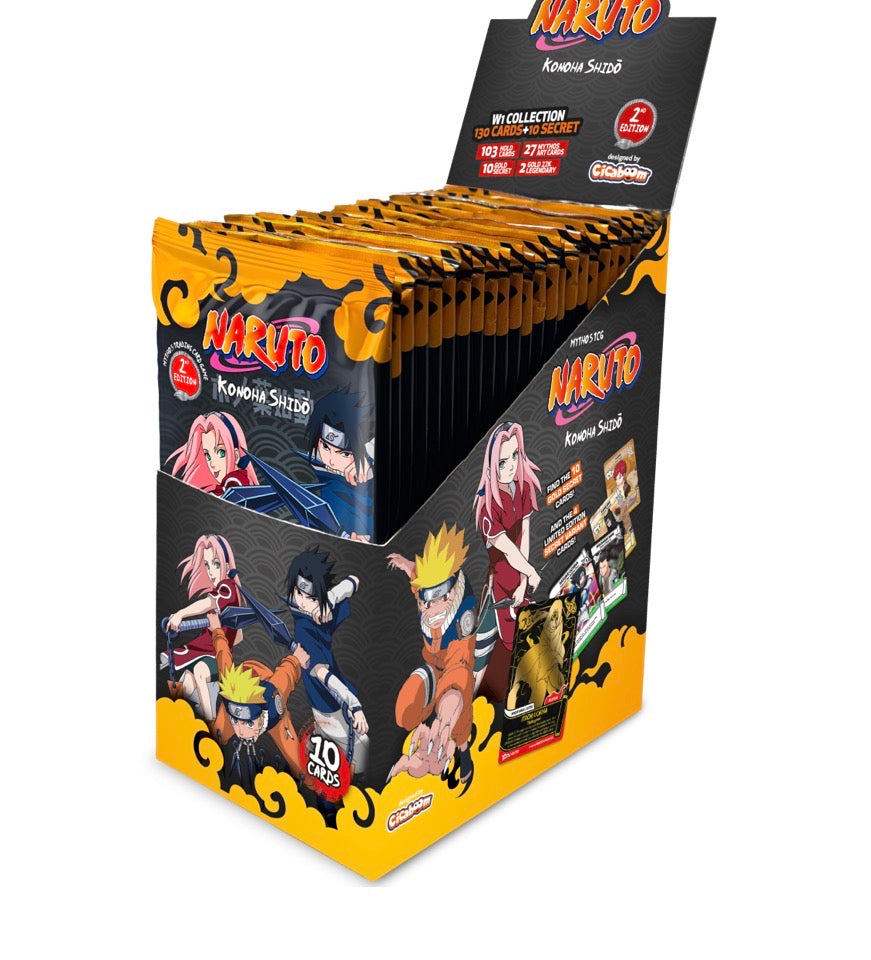 Naruto Mythos TCG – Set 1 Konoha Shidō: 2nd Edition Booster Box